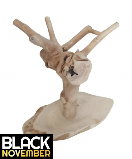 Java Wood Tiny Tree Parrot Stand